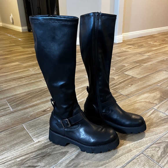 BLONDO NWOB WOMEN VIENNA FLEXIBLE WATERPROOF BLACK BOOTS SIZE 10 - Picture 7 of 10